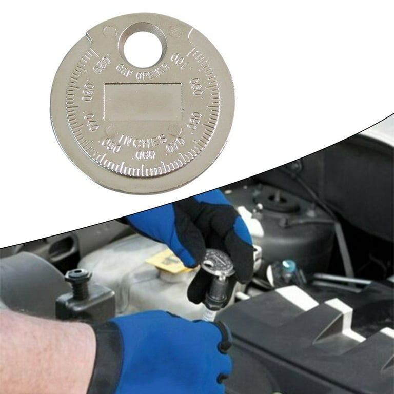 High-Quality Coin-Type s Plug Gap Gauge Tool - Measure 0.6