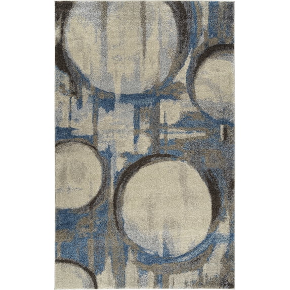 Dalyn Aero Area Rug AE12 Ae12 Ocean Ocean Geometric Rings 5' 3" x 7' 7" Rectangle