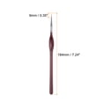 thumbnail image 2 of Pintura Pinceles 9mm Punta Punta 184mm Longitud Nylon Pelo Detallado Pintura Pincel para Acuarela Óleo Acrílica Pintura(0#), Rojo, 2 of 7