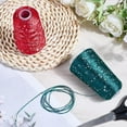 thumbnail image 3 of 1093.62 Yards 2 Colors Sequin Sparkle Yarn Accessories Metallic Polyester Glitter Sequins Thread Hand Needle String with Spool for Sewing Making DIY Craft Knitting Crocheting Clothes Decor, 3 of 7
