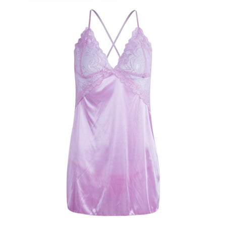 

Women Satin Silk Lace Robe Dress Gown Kimono Bridal Wedding Sleepwear Nightdress