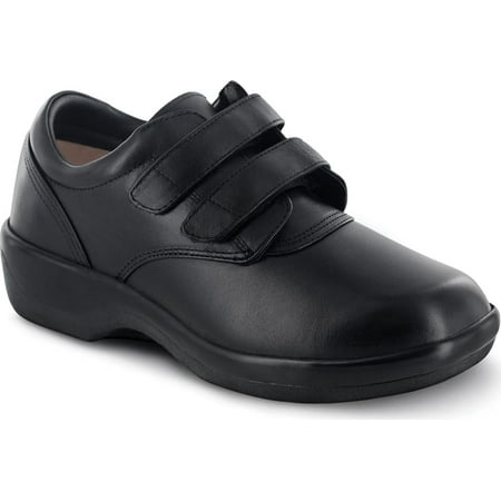 

Men s Apex Ambulator Conform Double Strap Black Smooth Leather 10.5 M