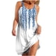 thumbnail image 2 of Ichuanyi liquidación moda para mujeres sexy sin mangas con estampado a rayas estampado estampado vestido de playa suelta ICHUANYI WER2023081606064, 2 of 5