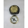 thumbnail image 2 of Nautical Maritime Victorian Brass Pocket Compass With leather Case., 2 of 3