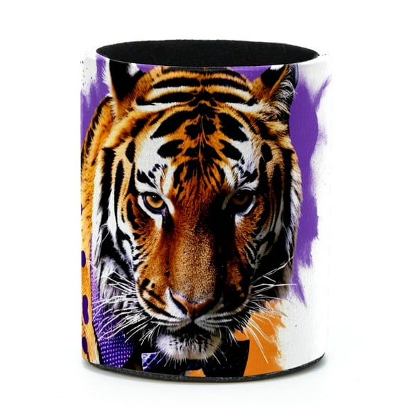 ERJLKXP Animal Tiger Small Pen & Pencils Holder for Desk Organizer,Desktop Stationery Storage for Office Supplies, Pencils and Makeup Brush Holder