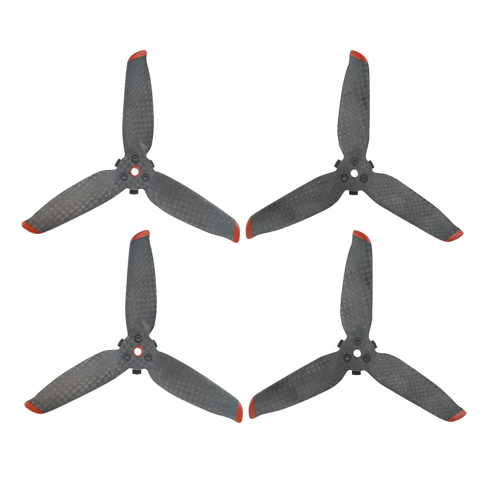 4PCS Low Noise Propellers Drone Propeller Blades Compatible for DJI FPV Combo Quadcopter Drone Propeller Props Quick Release Carbon Fibre Propeller Replacement Spare Accessories