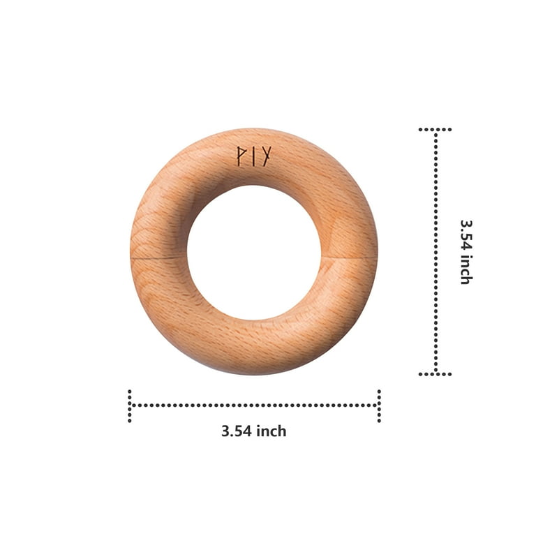 Coat Hanger | ALFA x PIY DONUT Coat Hanger - Stylish Wood Coat & Hat Hook  Set of 3