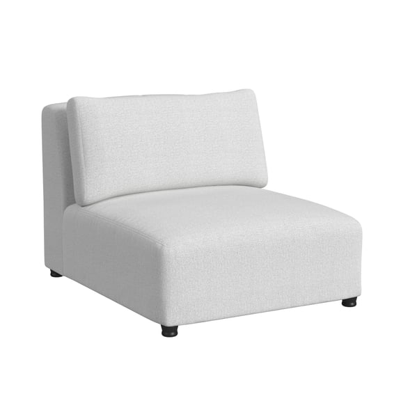 Picket House Furnishings Frida Modular Armless Chair - Olefin Beige