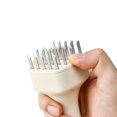 thumbnail image 3 of Cook With Color Stainless Steel Meat Tenderizer, Needle Blade Tool for Marinade and Steak, Cream, 3 of 5