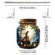 thumbnail image 3 of Botella de los deseos para decoración exterior | Adorno colgante para ventana | Decoración de vidrio psicodélico para jardín, balcón, patio y terraza, 3 of 5