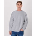thumbnail image 2 of Hanes Ultimate Men's Heavyweight Fleece Crewneck Sweatshirt Light Steel 3XL, 2 of 5