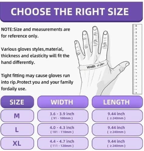 S&G Black Nitrile Gloves Heavy-Duty Latex & Powder Free - For Cleaning, Construction, Mechanic, Food Prep | 6 Mil - 1000 | XL
