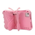 thumbnail image 4 of For Samsung Galaxy Tab A9 8.7"/A7 Lite/HD8 (2018/2017/2016) Rotating Butterfly Stand Case,Rotatable and Folding Soft EVA Stand Lightweight Rugged Heavy Duty Shockproof Kids Friendly Case,Pink, 4 of 7