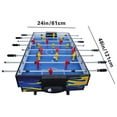 thumbnail image 3 of IFOYO 4 in 1 Multi Combo Game Table, Soccer Hockey Foosball Pool Table Tennis for Home Game Room, Yellow 4 ft, 3 of 12