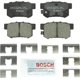 thumbnail image 1 of BOSCH BC537 QuietCast Premium Juego de pastillas de freno de disco de cerámica - Compatible con Acura CL CSX ILX RSX TL TSX Vigor seleccionados; Honda Accord Civic CR-Z Preludio S2000; Suzuki Kizashi, 1 of 1