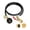 Silver, variant on Propane Adapter for 1 lb. Tanks, 3FT Hose with Pressure Gauge, Heavy-Duty Brass, QCC1/Type1 Connector, Refilling from 20lb Cylinder for Camping