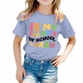 thumbnail image 1 of Boys Girls Summer Tops Tees Stylish Loose Fit Design Cartoon Print Short Sleeved Crew Neck T Shirt Spring Shirts For Boy 12-13T, 1 of 4
