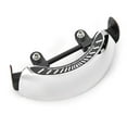 thumbnail image 3 of HLONK LAFGUR Add On Rearview Mirror Motorcycle Wide Angle Rearview Mirror Motorcycle Rear View Mirror Chromed 180 Ultra Wide Angle Central Windscreen Mount Universal, 3 of 8