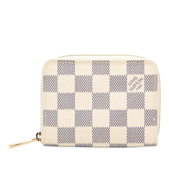 Pre-Owned Louis Vuitton Damier Azur Zippy Coin Purse, Wallet/Coin Case, Business Card... (Good)