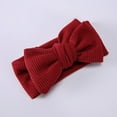 thumbnail image 2 of XEGLSBU Baby Girl Bows Clips and Toddlers Oversized Bow Headband Children's Knitted Knotted Headband Fontanelle Hair Accessories Headflower Hair Bows for Girls 6-8 Years Old Long Red One Size, 2 of 9