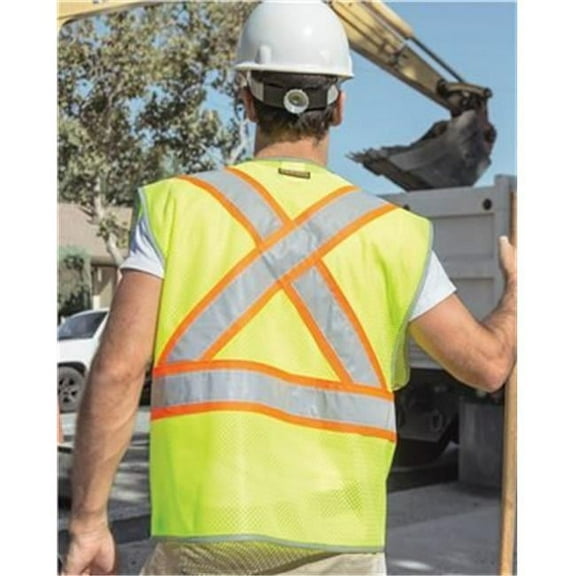 ML Kishigo Mens X Back Dual Compliant Vest