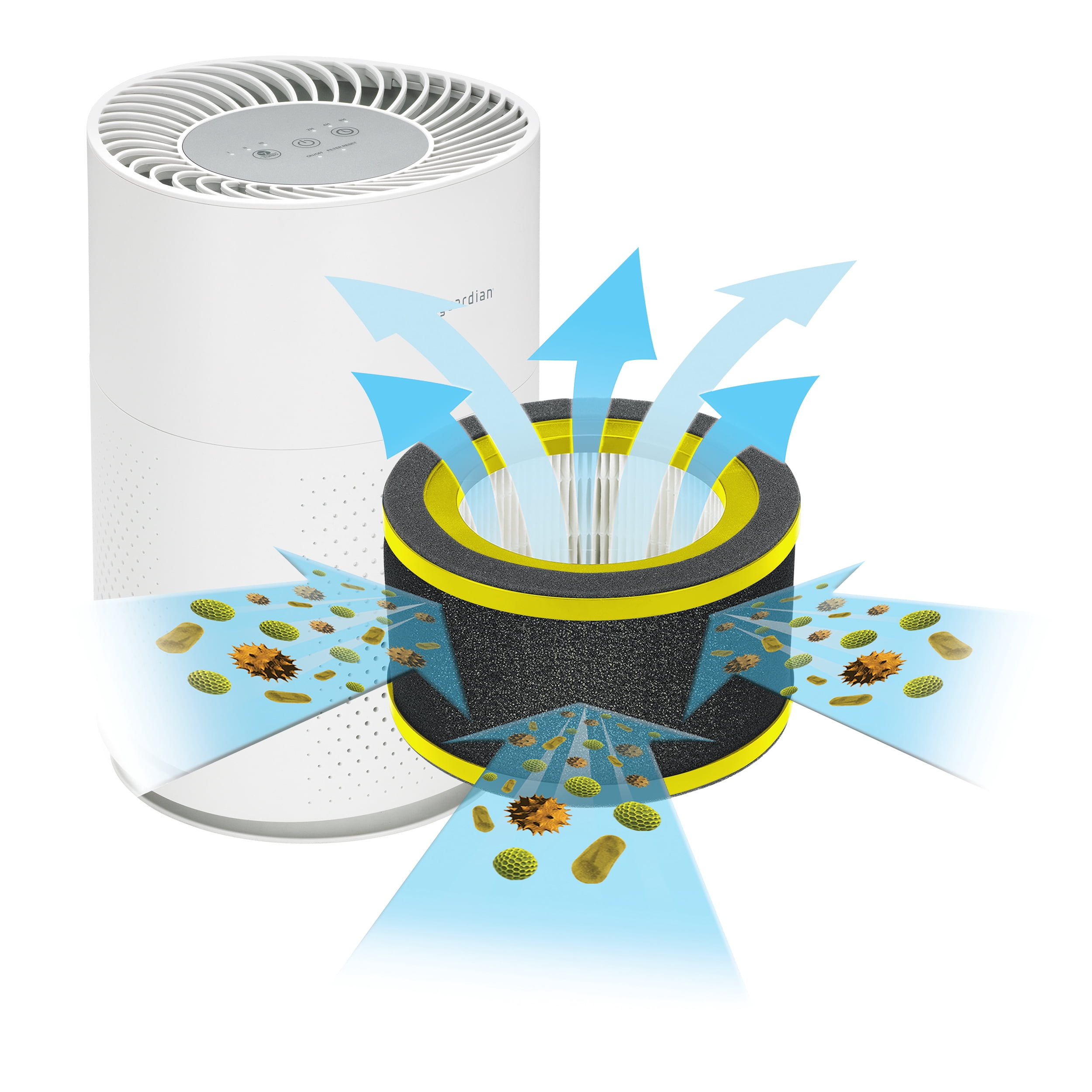 GermGuardian Air Purifier Replacement Filter L, FLT4200, HEPA Pure, for Model AC4200