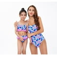 thumbnail image 5 of GYRATEDREAM Mother Daughter Swimwear Family Matching Girls Swimsuit Women Bikini Set, 5 of 16