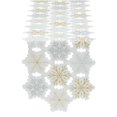 thumbnail image 1 of Design Imports CAMZ35763 Embroidered Snowflakes Table Runner, 1 of 1