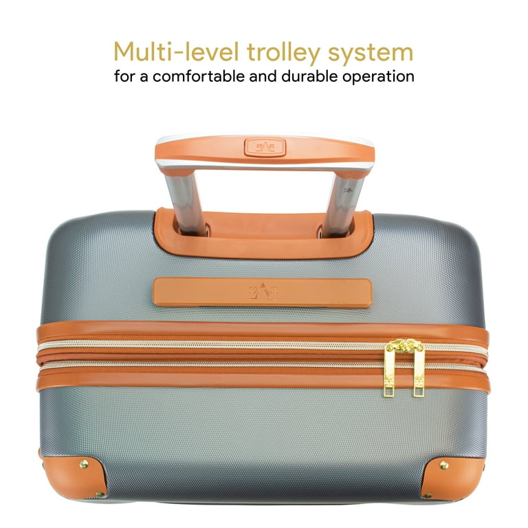 19V69 Italia Vintage Expandable Hard Spinner Luggage Set (3 Piece