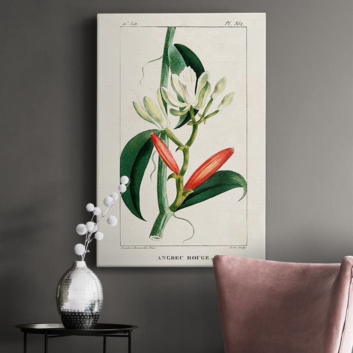 Turpin Tropical Botanicals IX Premium Gallery Wrapped Canvas - Ready to Hang