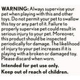 thumbnail image 5 of Multipet Swingin' Slevins Cow Plush Dog Toy, Extra Long, Extra Squeakers, 5 of 8