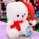 thumbnail image 4 of Pelucheria Peluche de osito navideño Blanco 18 cm, 4 of 4
