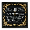 thumbnail image 4 of Stupell Industries She Bee Fierce Female Motivational Phrase Vintage Pun, 17 x 30,Design by Deb Strain, 4 of 5