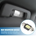 thumbnail image 2 of Unique Bargains 8 Pcs LED Map Light Dome Bulb Bright Light 31mm 3030 6SMD Car LED Light Bulb White LED, 2 of 6