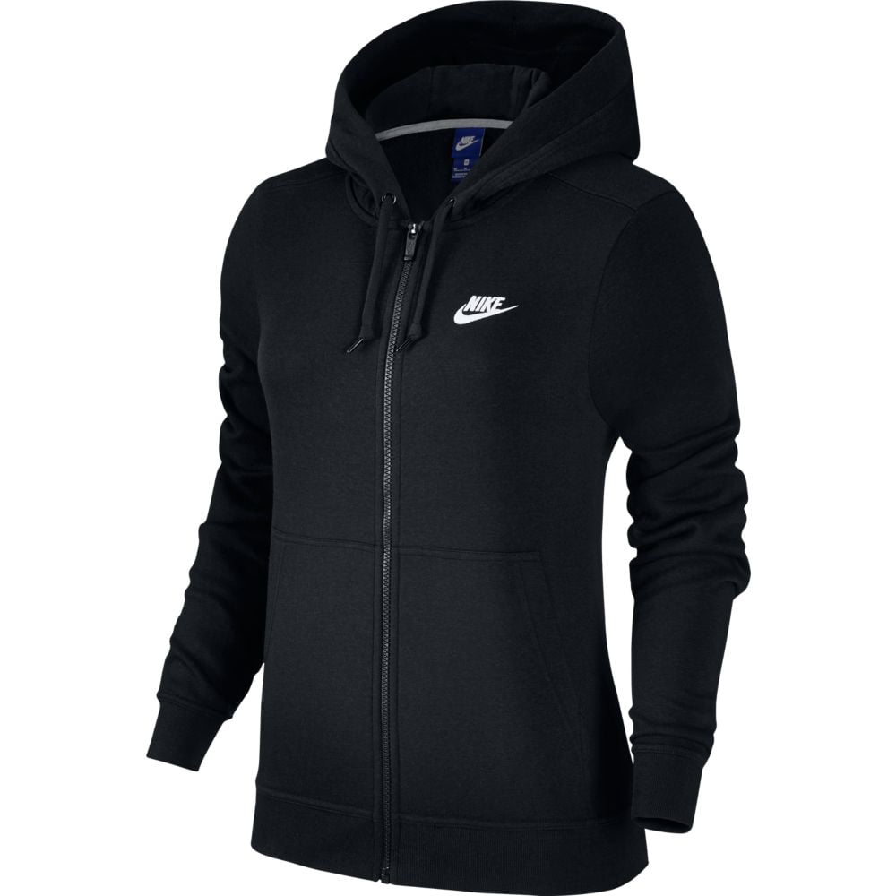 Nike - Nike Women's Sportswear Funnel Neck Hoodie 853928-010 Black ...