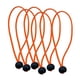 thumbnail image 1 of Correas de amarre con cordón de bola para carpa con dosel de 6\'\'/5\'\'/8\'\' Naranja 9 pulgadas, 1 of 9