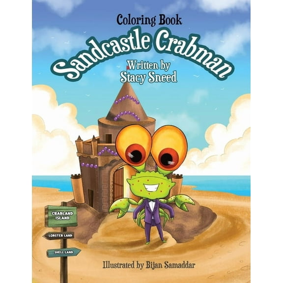 Sandcastle Crabman Coloring Book, (Paperback)
