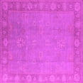 thumbnail image 1 of Ahgly Company Indoor Square Oriental Pink Industrial Area Rugs, 7' Square, 1 of 4