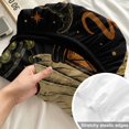 thumbnail image 4 of Cal.King Size Fitted Sheet Set - Halloween 3 Piece Bedding Sets 16" Deep Pocket Fitted Sheet with 2 Pillowcases, Retro Ghost Pumpkin Skull Black Cats Autumn Brushed Microfiber Hotel Luxury Bed Sheets, 4 of 9