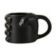 thumbnail image 1 of Taza de café con diseño de puño, 3 ml, cerámica, regalo para amantes del café, para hombres y mujeres. Negro, 1 of 9