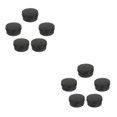 thumbnail image 4 of Transemion 5pcs Empty Aluminum Jars Cosmetic Screw Balm Lip Lid Cans Containers Black 150ml 2Set, 4 of 6
