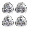 thumbnail image 2 of yuksok 4 Pcs Roulettes Auto-Adhésives Multifonctionnelles Rotation Pivotante à 360 Degrés Transparent, 2 of 9