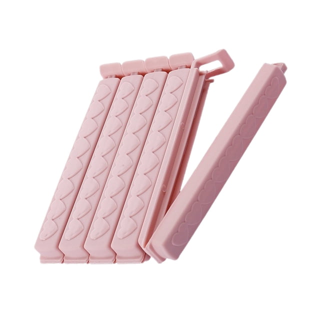 Bewildely Clips a presión para sellar bolsas, 5 piezas, sellador a prueba de humedad, caramelo, Chocolate, nueces, hojas de té, abrazaderas Organizadores de utensilios de cocina