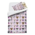 thumbnail image 2 of Cute Pitbull Terriers Dog and Flower Duvet Cover and Pillowcase Set for Single Bedding, Bedroom Accessories for Kids Teens, 2 of 5