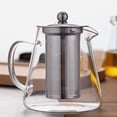 thumbnail image 4 of TEA TE DE TE TEA TRANSPARENTE PARA CASA DE Glass Exquisito Tetera Delicada Hervidor de té de tetera perfumada Tetera, 4 of 8