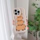 thumbnail image 3 of Bonita funda de teléfono Capybara para IPhone 15 14 13 12 11 Pro Max XR XS X 7 8 Plus SE20 Color caramelo funda trasera suave de TPU, 3 of 5