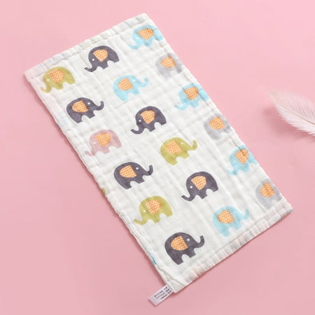 

SANUME Baby Handkerchief Square Pattern Towel 25*50Cm Cotton Infant Face Towel