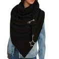 thumbnail image 2 of Holiday Gifts! Titcea Winter Scarf for Women Star Decoration Retro Style Shawls Wraps Windproof Warm Outdoor Cold Protection Scarves, 2 of 2