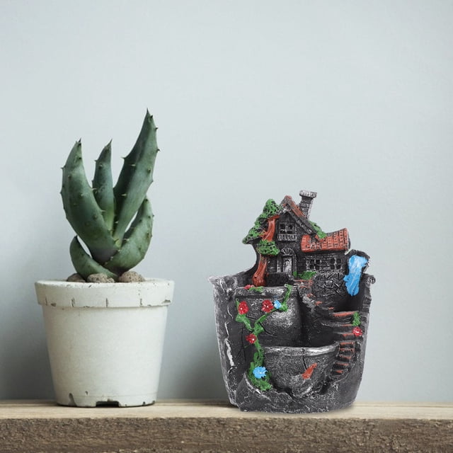 WRITWAA 1Ud Maceta Creativa Para Plantas Con Detalles Color Variedad