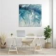thumbnail image 2 of Stupell Industries Abstract Blue Paint Chaos Bold Rigid Movement Abstract Painting Gallery Wrapped Canvas Print Wall Art, 36 x 36, 2 of 6